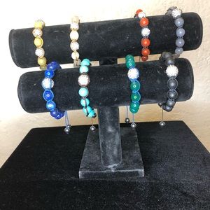 African Beaded Bracelet Bundle (8 Pieces)